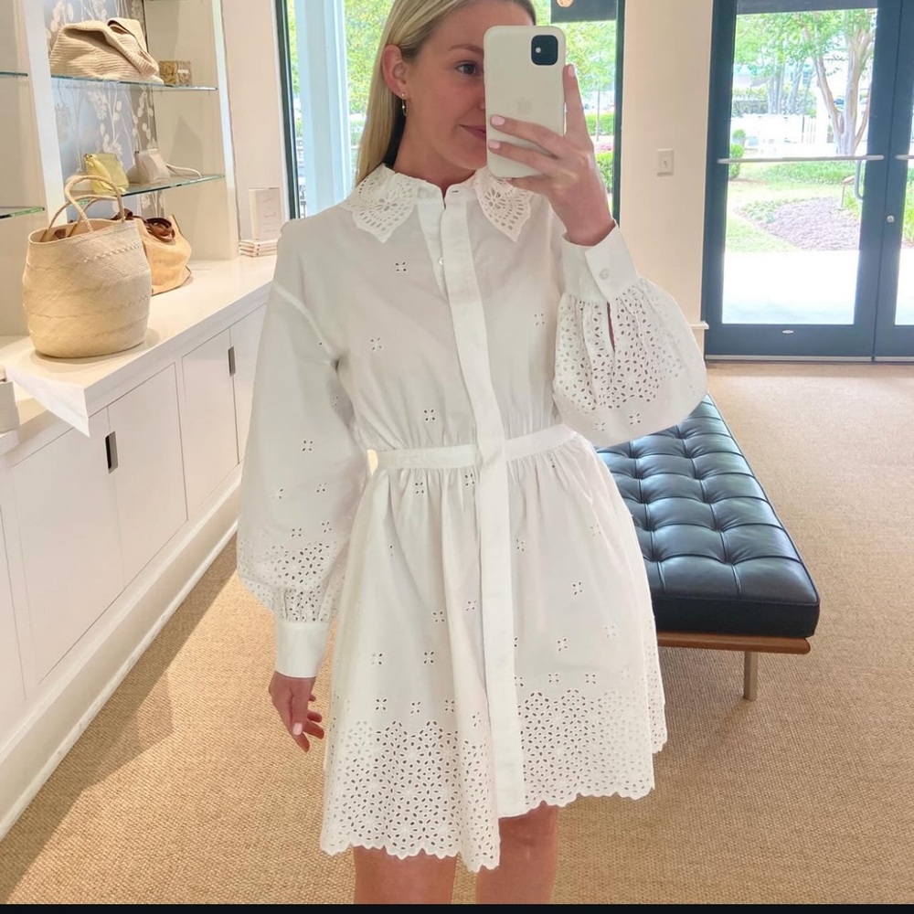 Ulla Johnson White Eyelet dress